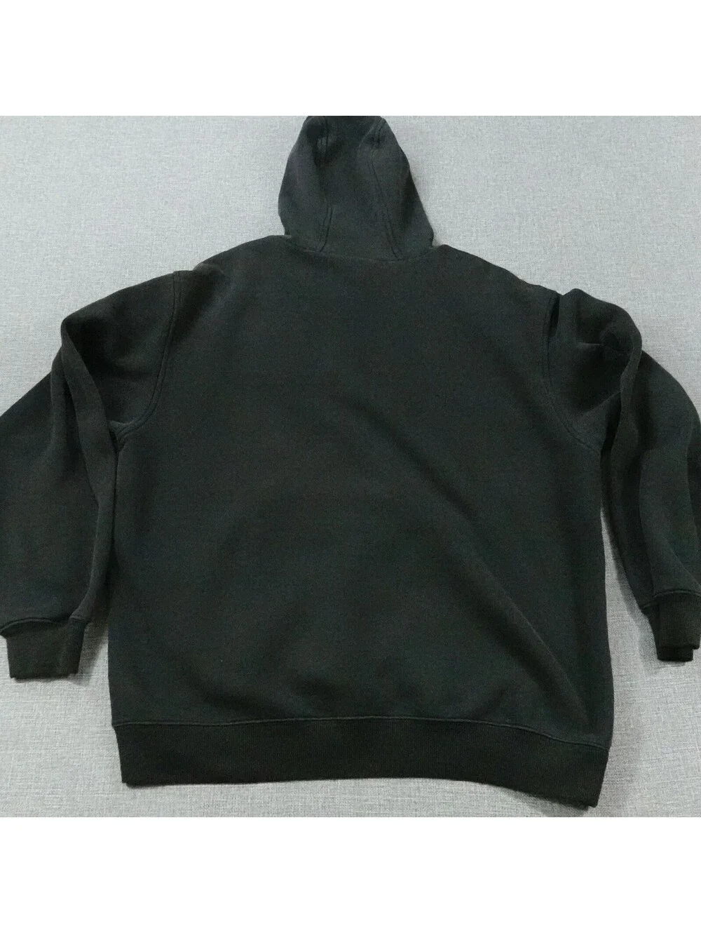 Adidas Hoodie Men's XL Black Pullover Big Logo Embroidered Spellout 2007